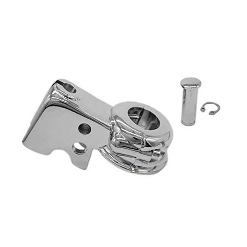 Chrome clutch lever mount - lever,