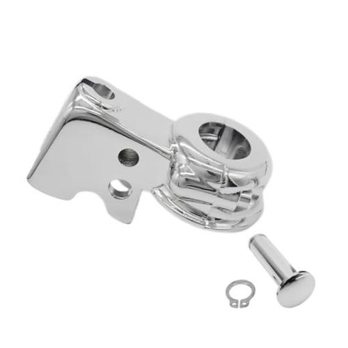 Chrome clutch lever perch - clutch,